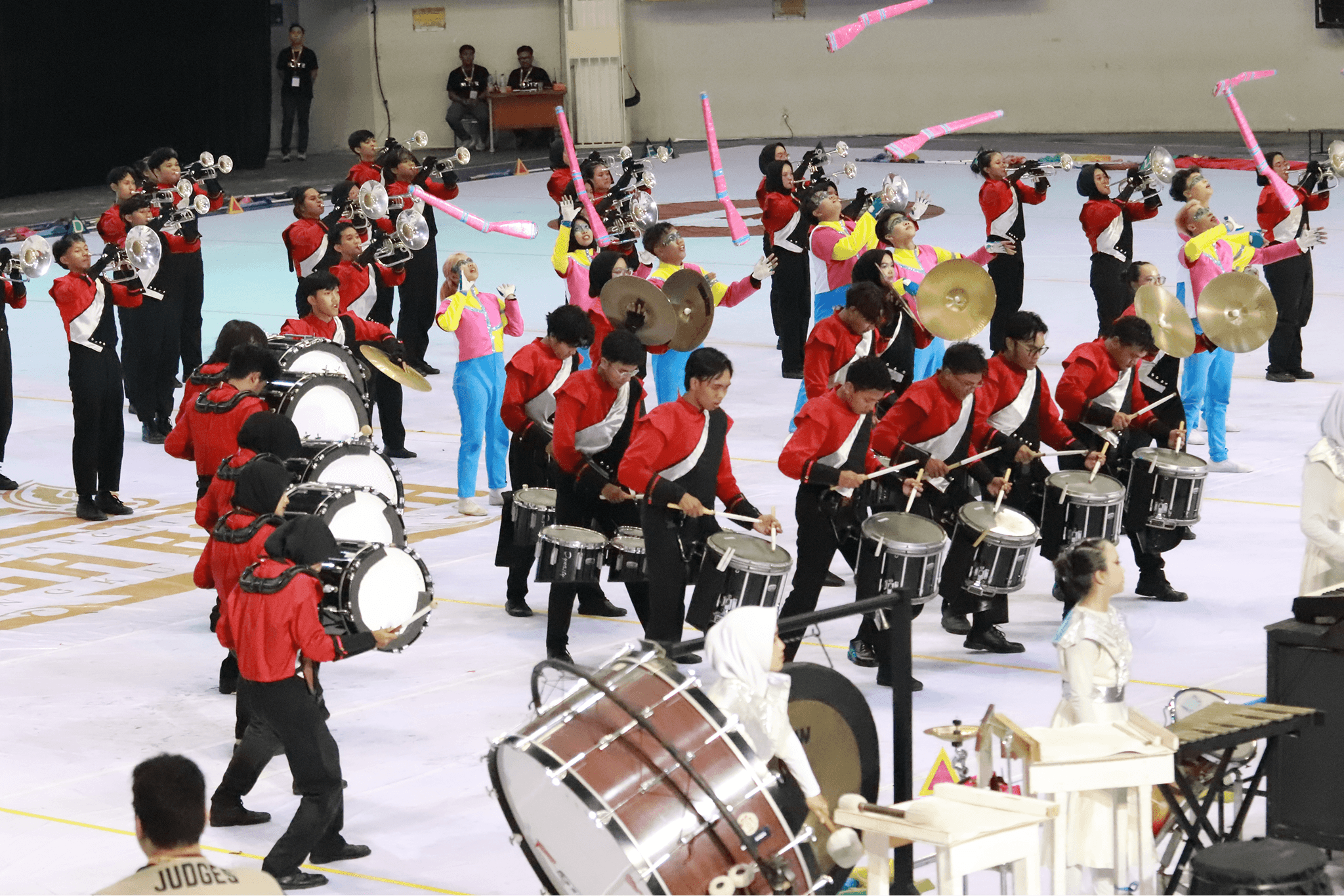 Penampilan anggota Marching Band UGM
